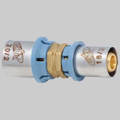 RACCORDO DIRITTO DOPPIO RIDOTTO DELT ALL  20 x 16     UNIDELTA