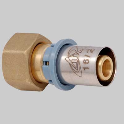 RACCORDO DIRITTO FEMMINA CON DADO GIREVOLE DELT ALL  20 x 3/4     UNIDELTA