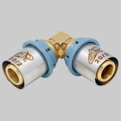 RACCORDO A GOMITO DOPPIO DELT ALL  32 x 32     UNIDELTA