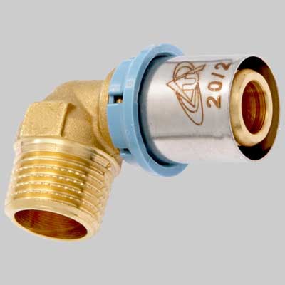 RACCORDO A GOMITO MASCHIO DELT ALL  32 x 1     UNIDELTA