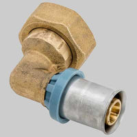 RACCORDO A GOMITO CON GIRELLO DELT ALL  20 x 3/4     UNIDELTA