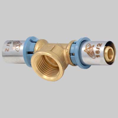 RACCORDO A TEE FEMMINA DELT ALL  32 x 1 x 32     UNIDELTA