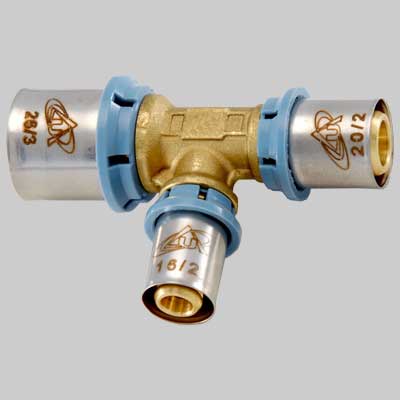 RACCORDO A TEE RIDOTTO DELT ALL  26 x 26 x 16     UNIDELTA