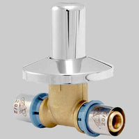 RUBINETTO CON ROSONE DELT ALL  20 x 20     UNIDELTA