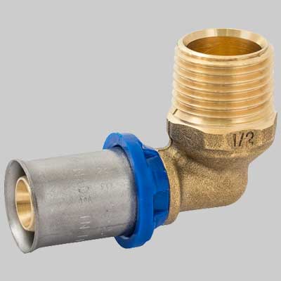 RACCORDO A GOMITO MASCHIO APE PRESS  20 x 1/2     APE RACCORDERIE