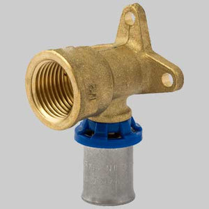 RACCORDO A GOMITO CON FLANGIA CORTA APE PRESS  20 x 1/2     APE RACCORDERIE