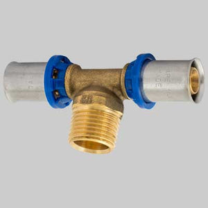 RACCORDO A TEE MASCHIO APE PRESS  16 x 1/2 x 16     APE RACCORDERIE