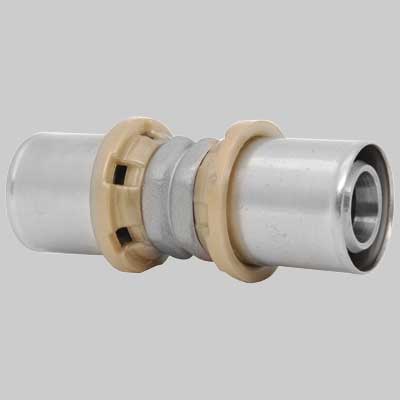 RACCORDO DIRITTO DOPPIO A PRESSARE  32 x 32     ICMA