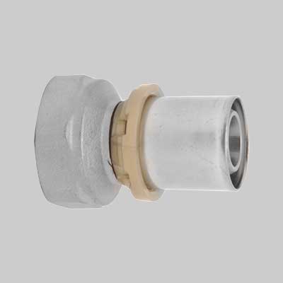 RACCORDO DIRITTO FEMMINA A PRESSARE  26 x 1     ICMA