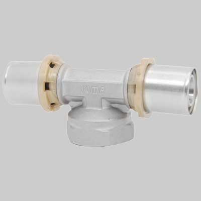 RACCORDO A TEE FEMMINA A PRESSARE  20 x 3/4 x 20     ICMA