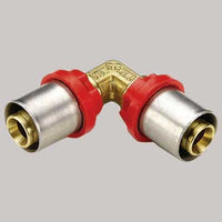 RACCORDO CURVO DOPPIO A PRESSARE TIEMME  26 x 26     TIEMME