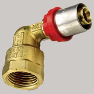 RACCORDO CURVO FEMMINA A PRESSARE TIEMME  20 x 3/4     TIEMME