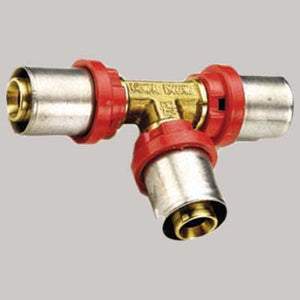 RACCORDO A TEE A PRESSARE TIEMME  14 x 14 x 14     TIEMME