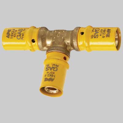 RACCORDO A PRESSARE A TEE UGUALE PER GAS  16 x 16 x 16     APE RACCORDERIE