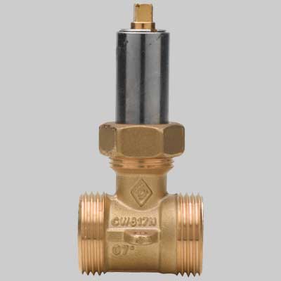 VALVOLA UNA USCITA PER CASSETTA INCASSO GAS  1 dn 15     RUBINETTERIE BRESCIANE