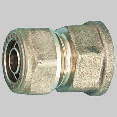 RACCORDO DIRITTO FEMMINA PER TUBO COBRAPEX  1/2 x 22 S. 3     TIEMME