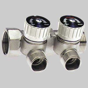 COLLETTORE LINEARE CON RUBINETTI ICMA 3  3/4x(24x1,5) 3 Vie     ICMA