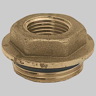 TAPPO MASCHIO CON FORO FILETTATO E ORING  3/4 x 3/8     MADE IN ITALY