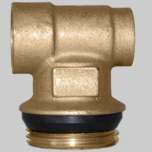 TERMINALE DI SERVIZIO PER COLLETTORI  1 fori 3/8 e 1/2     MADE IN ITALY