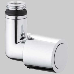 VALVOLA DAFNE TERMOSTATICA AD ANGOLO SX CROMO  1/2  24 x 1.5     ICMA