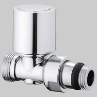 VALVOLA AIDA TERMOSTATICA DIRITTA CROMO  3/8  24 x 1.5     ICMA