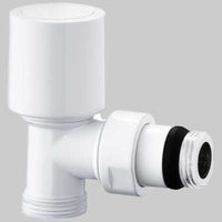 VALVOLA AIDA TERMOSTATICA A SQUADRA BIANCA  3/8  24 x 1.5     ICMA