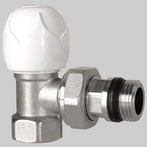 VALVOLA A SQUADRA ATTACCO FERRO TULIPANO TERMOSTATICA  3/8 x 3/8     ICMA