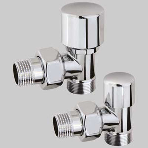 COPPIA VALVOLA E DETENTORE MINI ARREDA  Nero 1/2 x 24  19     RCR POLETTI