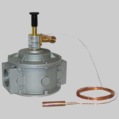 VALVOLA INTERCETTAZIONE COMBUSTIBILE INAIL  Dn40 Filettata 11/4     MADE IN ITALY