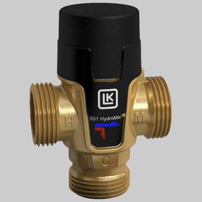 VALVOLA DEVIOATRICE TERMOSTATICA MODELLO LK551  1     LK