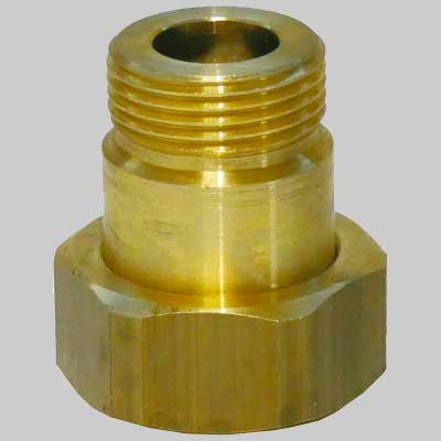 RACCORDO DI GIUNZIONE CON DADO GIREVOLE MF  M 3/4 x F 1     MADE IN ITALY