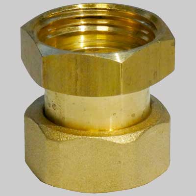 RACCORDO DI GIUNZIONE CON DADI GIREVOLI FF  FF 3/4     MADE IN ITALY