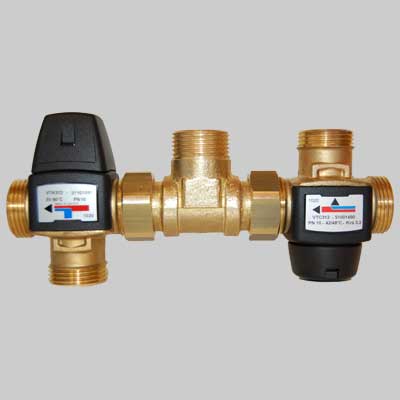 KIT SOLARE TERMICO  Filetti 1 Maschio     ESBE