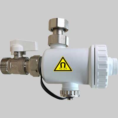 DEFANGATORE MAGNETICO SOTTOCALDAIA WHITE  3/4     MADE IN ITALY