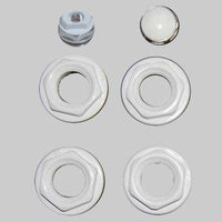 KIT UNIVERSALE PER RADIATORI TUBOLARI ACCIAIO  11/4 x 1/2     MADE IN ITALY