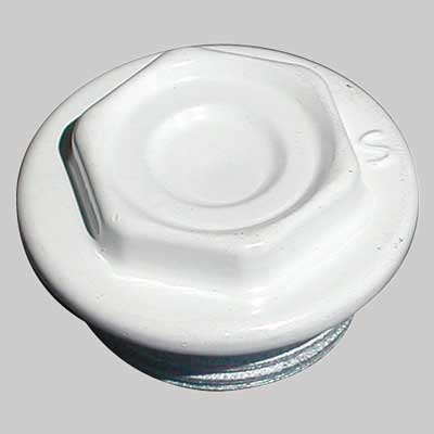 TAPPO CIECO VERNICIATO  1 Sx Ø 42 Alluminio     MADE IN ITALY