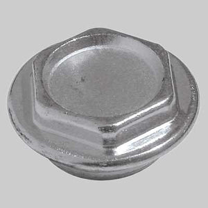 TAPPO CIECO ZINCATO  1 Sx Ø 48     MADE IN ITALY