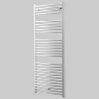 TERMOARREDO SCALDA SALVIETTE MOD. SAN REMO BIANCO CURVO  H 1703 L 600     LAZZARINI