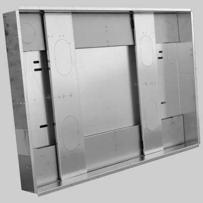 NICCHIA IN LAMIERA PER INCASSO  Per VCE 5060     VENTILCLIMA