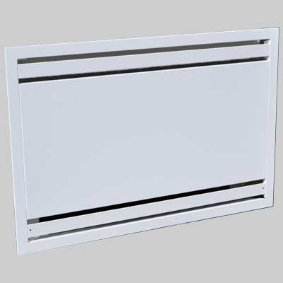 PANNELLO IN LAMIERA BIANCO PER INCASSO  Per VCE 20     VENTILCLIMA