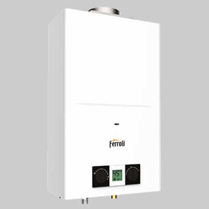 SCALDINO A GAS PEGASO ECO CAMERA APERTA LOW NOX  LT.14 GPL     FERROLI