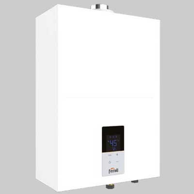 SCALDINO A GAS KONA CAMERA A STAGNA  12 LT METANO     FERROLI