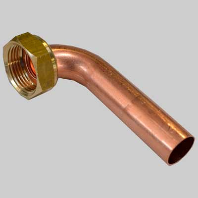 TUBO RAME CURVO PER CALDAIE  18 x 180 Cart. 3/4     MADE IN ITALY