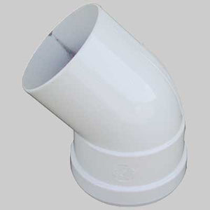 CURVA 45  ° CON GUARNIZIONE DOPPIO LABBRO   EE ? 80 M/F     MADE IN ITALY