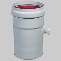 TUBO BICCHIERATO CON ISPEZIONE  Ø 80 L 135     MADE IN ITALY