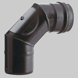 CURVA A 90  ° CON ISPEZIONE   EE ? 80 mm     MADE IN ITALY