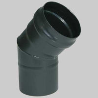 Curva 45  ° Nera  dm 100 ang. 45  °     MADE IN ITALY