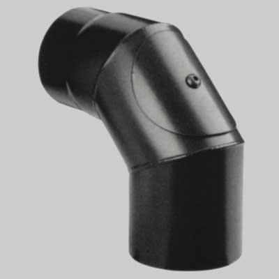 CURVA CHIUSA CON ISPEZIONE NERO OPACO  90  °  EE ? 130     MADE IN ITALY