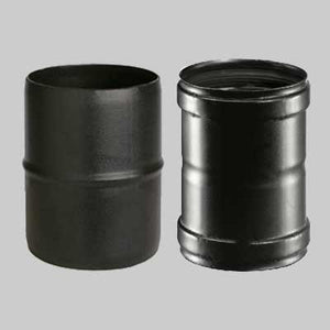 RACCORDO PER TUBO PELLET  Ø 80 mm M/M     MADE IN ITALY