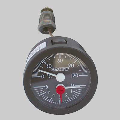 TERMOMANOMETRO  Ø 52 mm     MADE IN ITALY